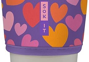 Sok It Hot Sok Coffee & Tea Reusable Insulated Neoprene Cup Sleeve (Hearty Hues)